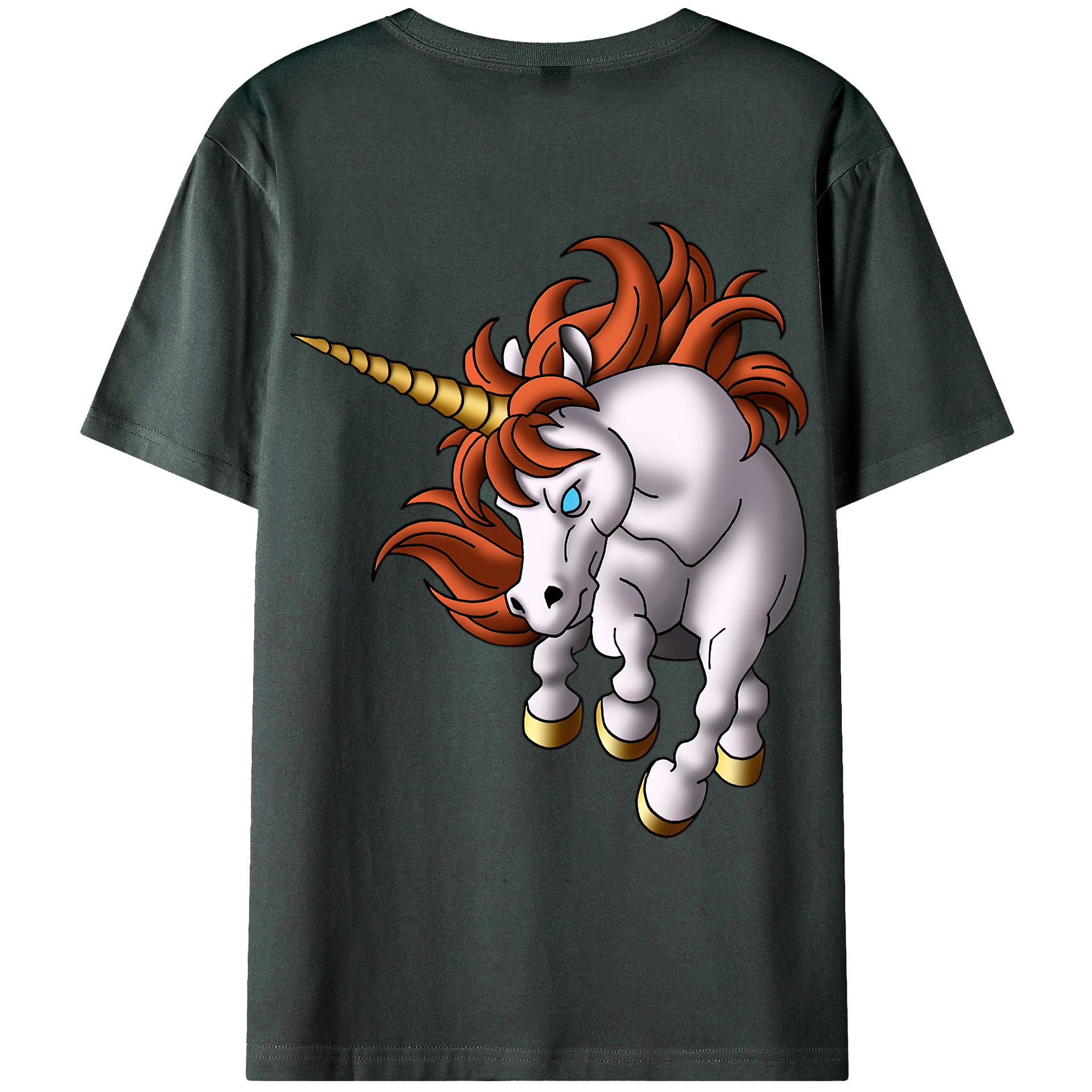 （画像用） ドラゴンクエスト Doragon Kuesuto Dragon Quest 綿100％ メンズ半袖Tシャツ（バックプリント） 通気性